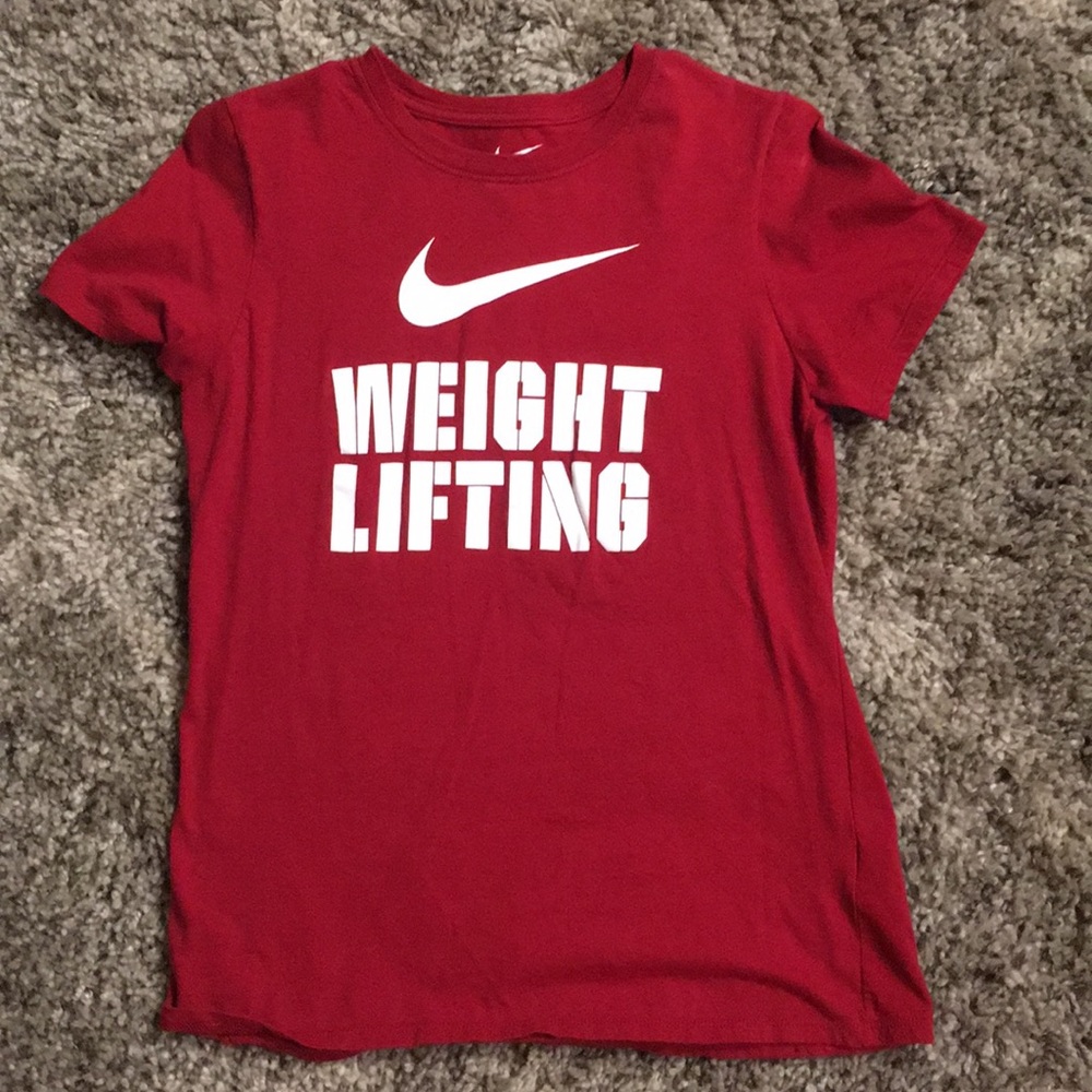 Nike weight lifting shirt
